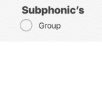 Subphonic’s Group