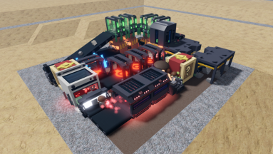 Thumbnail for Roblox game: Mini Megafactory