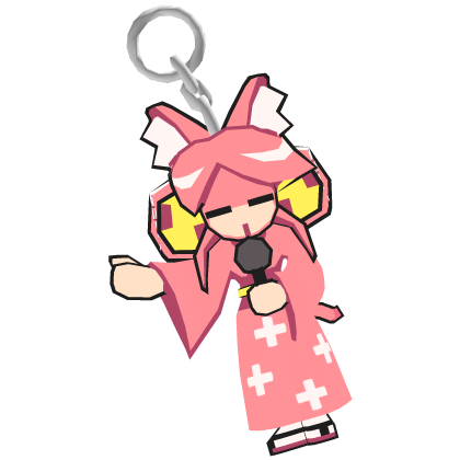 Keychain Yukata Sing Pink Mew - Deltarune Roblox item