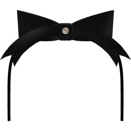 cutesy ribbon headband black