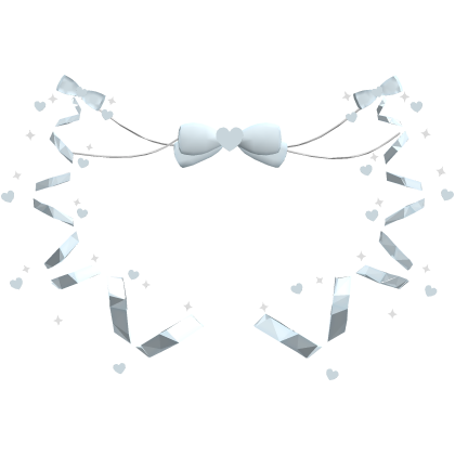 ♡ : cute blue stormbreak horns bows add on Roblox item