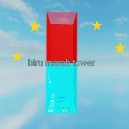 Biru merah tower | update 1 icon