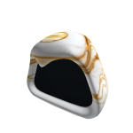 Gold and White Hood