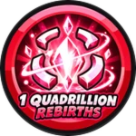1 Quadrillion Rebirths Roblox badge thumbnail