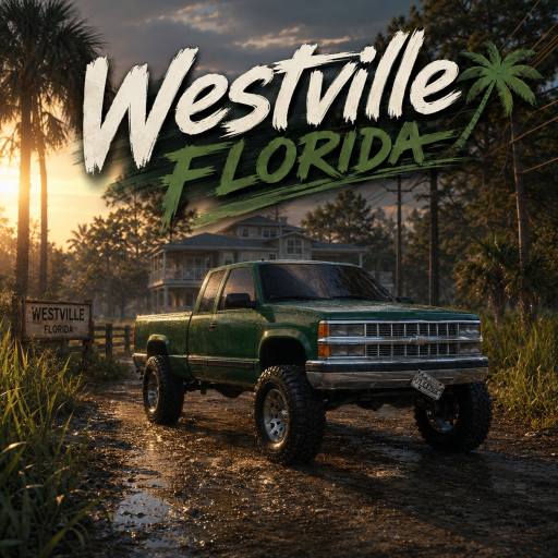 (BUBBA TRUCKS🔥) Westville Florida Roblox game