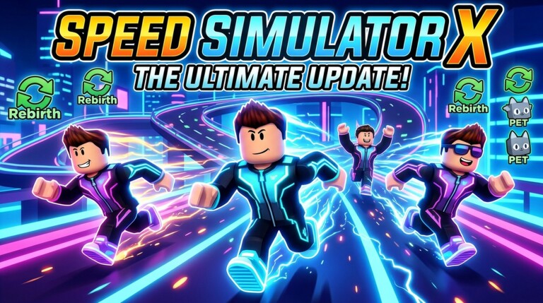 Speed Simulator X — official Roblox game image