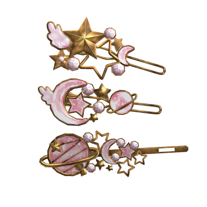 Celestial Hair Clips