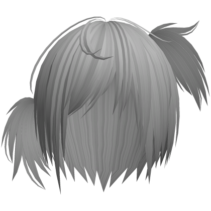 Cute grey emo moe scene vkei hair Roblox item