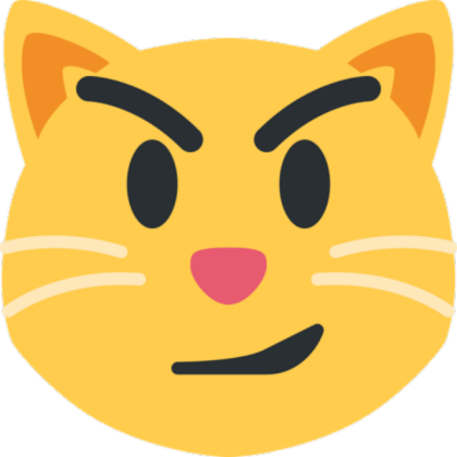 Smirking Cat Emoji Roblox decal