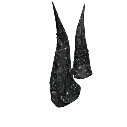 Black Iron Dragon Scale PW Horns