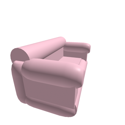 my pink panther fan couch! (related to the rug) 