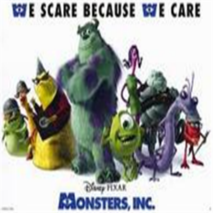 MONSTERS INC movie poster Roblox decal