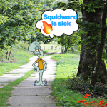 Squidward is sick