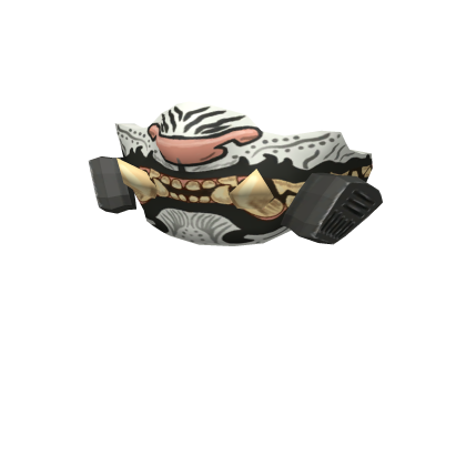 Snarling Snow Leopard Breathing Mask