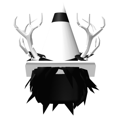 Black Cone Hair Antlers Roblox item