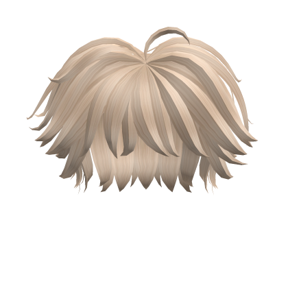 Pastel Platinum Blonde Messy Boy Hair