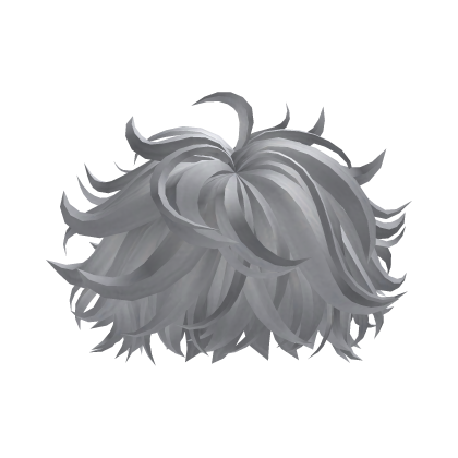 Fluffy Messy Boy Hair (White)