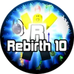 Rebirth 10 Roblox badge thumbnail