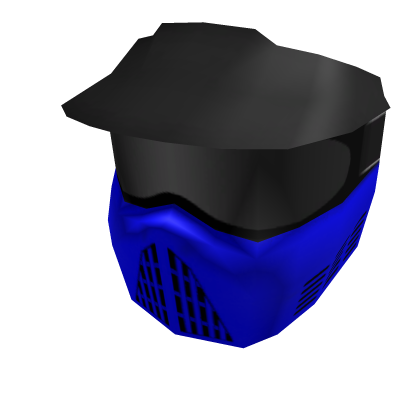 Blue Paintball Mask