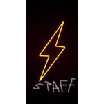 Neon troopers staff