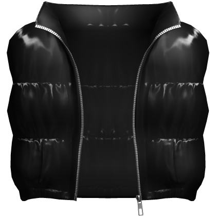 Black Shiny Puffer Vest 3.0 Roblox item