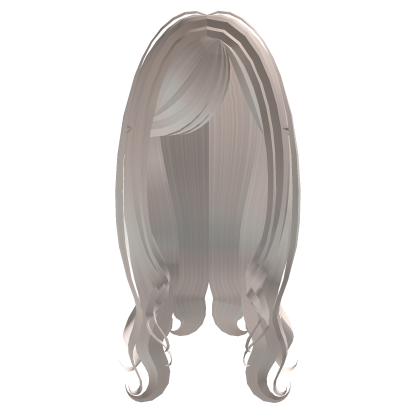 sweet half down cottage girl hair platinum blonde Roblox item