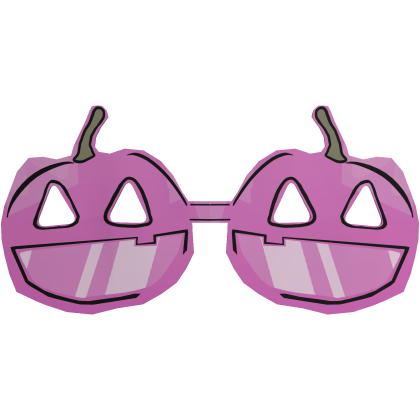 Pink Pumpkin Glasses