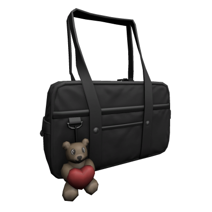(1.0) Black Japanese School Bag