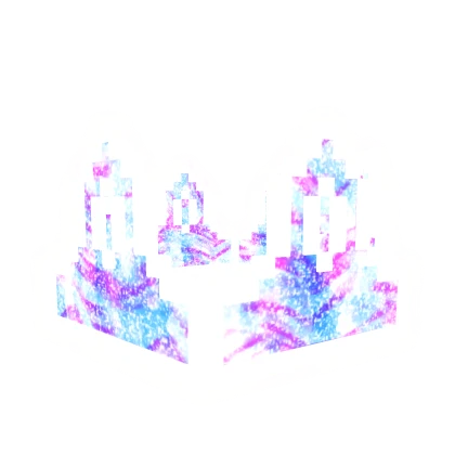 [Emissive] Opal 8-bit Crown Roblox item render