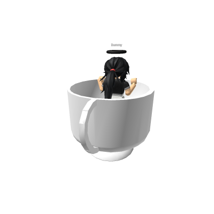 girl in a teacup
