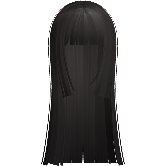 extra long hime moe japanese anime girl (brunette)