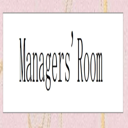 manager room sign