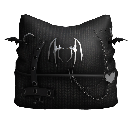 Emo Beanie with Bats thumbnail