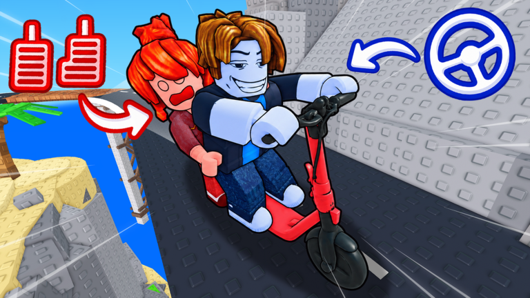 Scooter Duo 🛴 [2 Player Obby] screenshot 1
