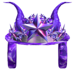 Sparkle Time Purple Festive Fedora Crown Horns ✨