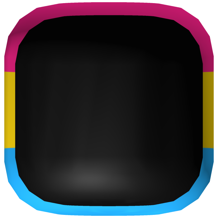 Pan Pride Head Outline