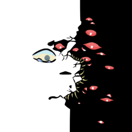 Transparent Shattered Roblox decal