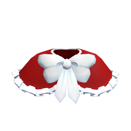 Red Holiday Ruffled Coat 3.0 Roblox item