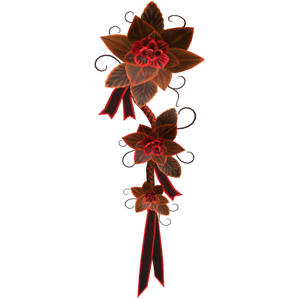 Red Flower Backpiece