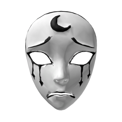 Gothic Sad Mask of the Moon