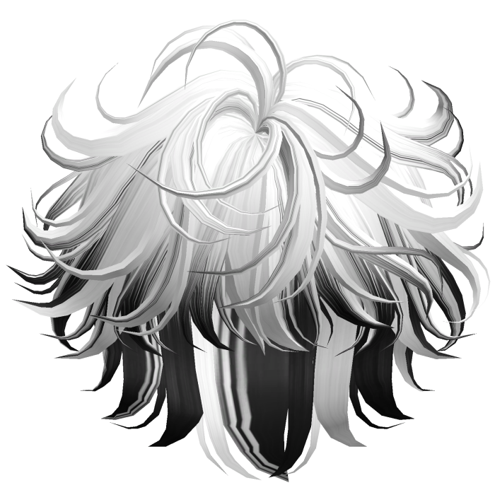 Wispy Spikey Boy Swirls White&Black