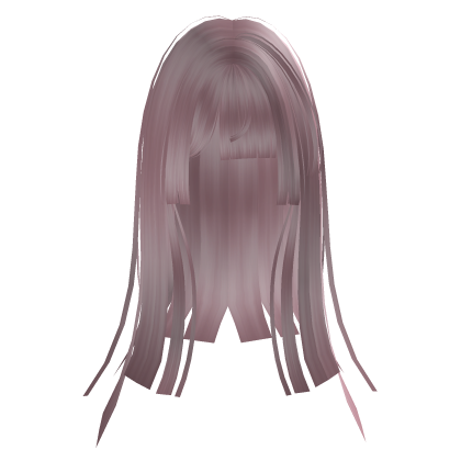 ♡ long hime emo goth moe anime hair [pink] Roblox item