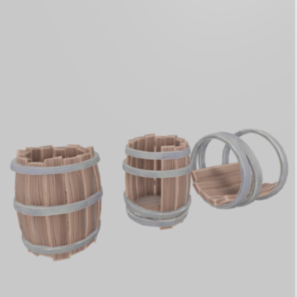 Stylized Barrel Pack