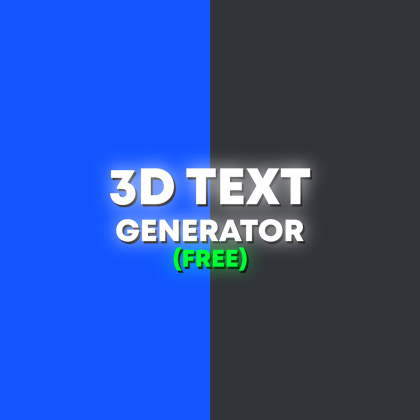 3D Text Generator (1.1)