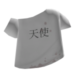 天使 angel stained off shoulder shirt