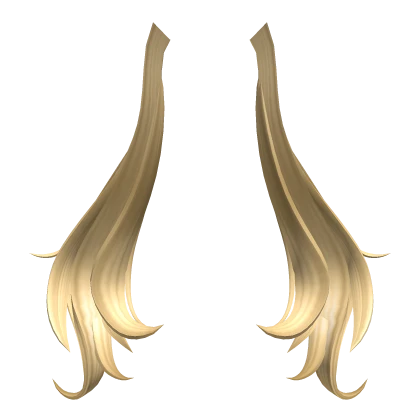 Blonde Fluffy Pigtails Extensions Roblox Item Rolimon s