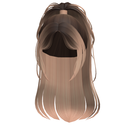 Blonde Roots Sweet Voluminous Ponytail Roblox item
