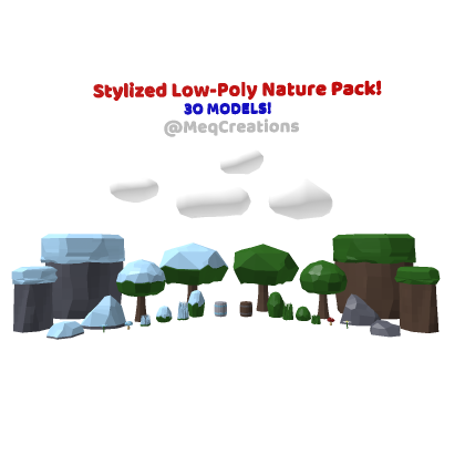 Stylized Low-Poly Nature Pack