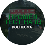 Вы прошли тест на военного!