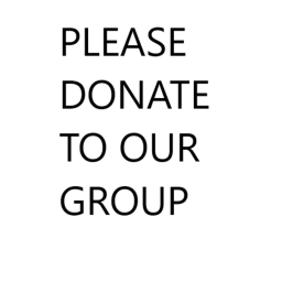 Pls donate to our group